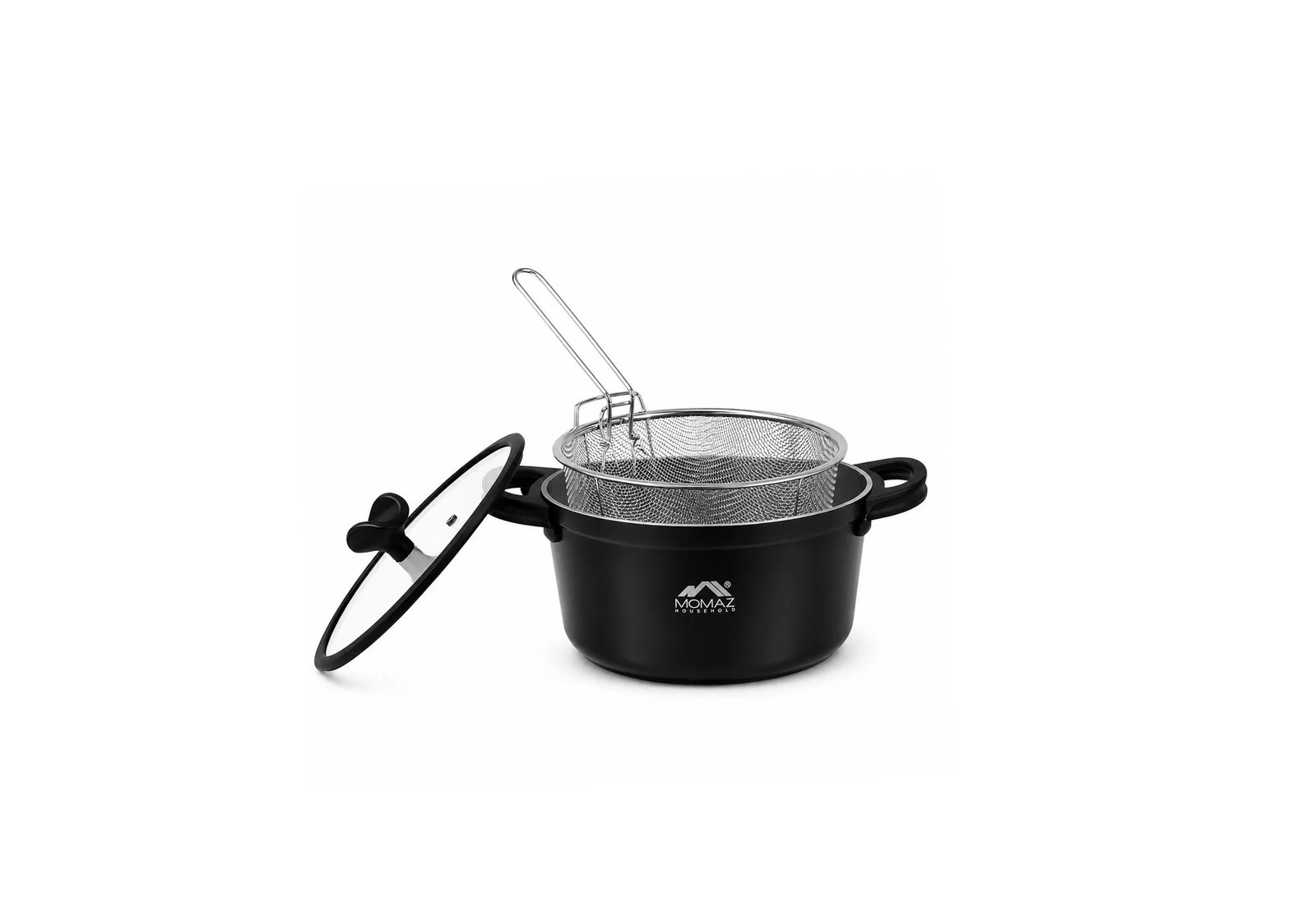 DEEP FRYER POT 26CM WITH STRAINER