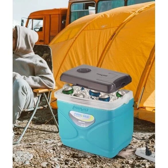 Pinnacle 30L electric cooler and warmer box with AC and car plug portable mini fridge
