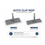 Auto Clip Flat Mop With Hands Free Release