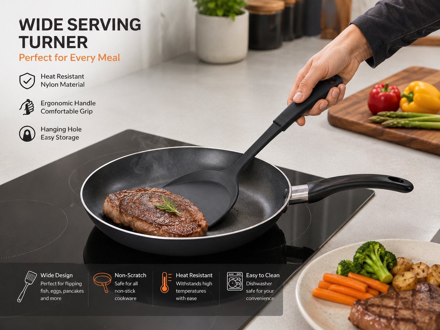 Dosthoff Advanced Non Stick Wide Serving Turner
