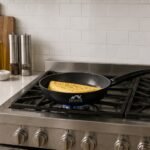 MOMAZ Valencia 24 cm ceramic non-stick frypan with induction base and nano ceramic coating in black finish.