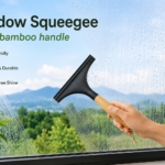 Window Squeegee with Sustainable Bamboo Handle