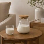 Glass Coffee Pot 900ml with Bamboo Lid