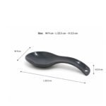 spoon rest with hanging hole, BPA-free kitchen utensil holder for spoons, ladles, and spatulas.