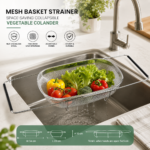 Stainless Steel Sink Colander 34x23 cm