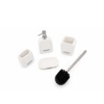 Cement Bathroom Accessory Set Beige