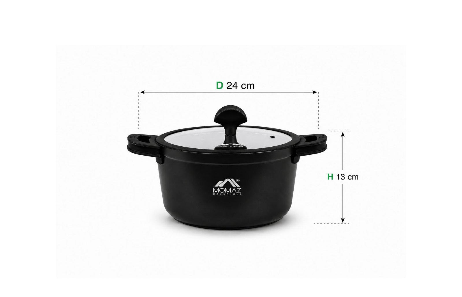 Valencia Ceramic Non-Stick Casserole 24 cm