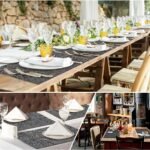 Modern checkered PVC table placemat with geometric woven texture