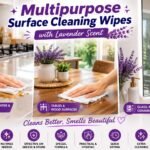 Multipurpose Surface Cleaning Wipes Lavender Scent 96 PCS