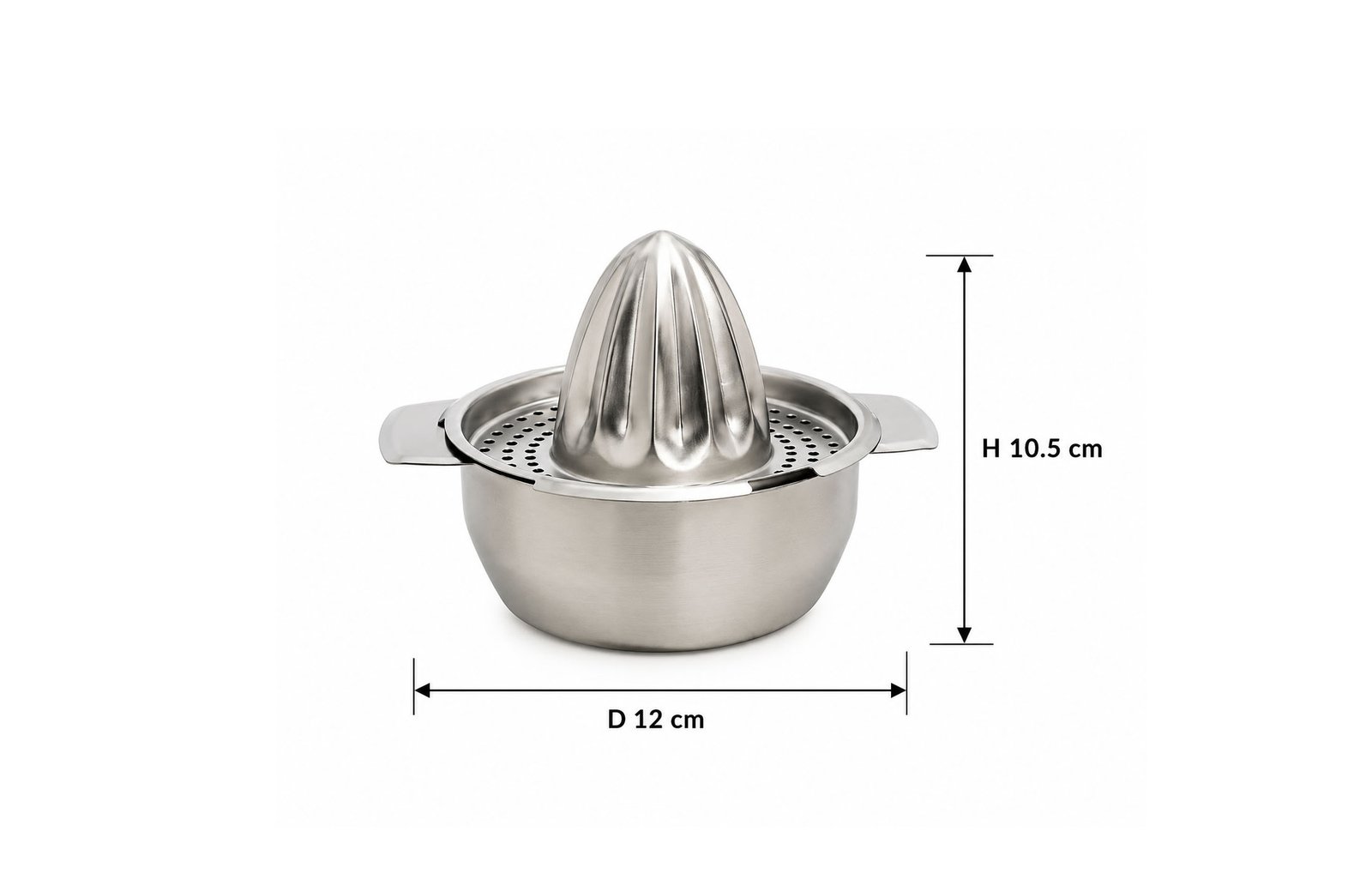 Stainless Steel Manual Lemon Juicer 12cm