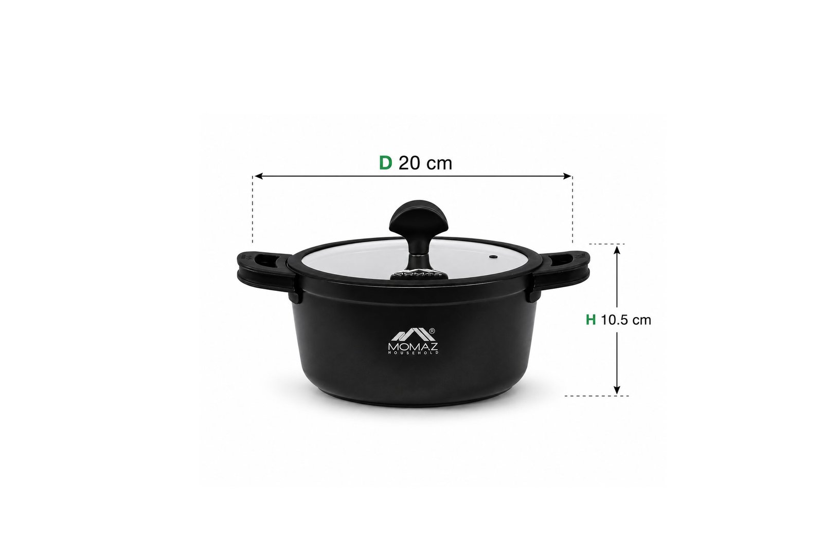 Valencia Ceramic Non-Stick Casserole 20 cm