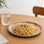 Dinner Plate 21cm Melamine Wood Design
