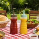 250ml Ketchup And Mustard Dispenser Bottle Set