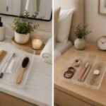 PLASTIC Organizer 3 Compartment Plexi Tray