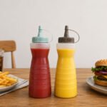450ml Ketchup And Mustard Dispenser Bottle Set