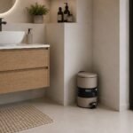 5L Soft Close Pedal Bin | Round Metal Waste Bin with Inner Bucket
