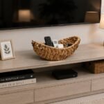 Decorative Water Hyacinth Boat Tray 29 cm