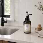 500ml Glass Soap Dispenser with Black Pump