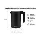 Dosthoff kettle 1.7L, cordless kettle, stainless steel kettle Lebanon