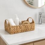Storage Basket 29 cm with Handles Water Hyacinth