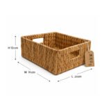 Storage Basket 36 cm with Handles Water Hyacinth