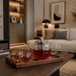 Wavy Glass Kettle With Infuser 1200ml