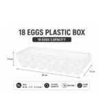 Egg Storage Container With Lid BPA-Free Fridge Organizer