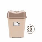 WASTE BIN 35L SWING TOP PLASTIC