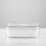 Fridge Organizer Set With Vent And Drainer 2 Piece