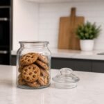 Glass Jar 1L With Airtight Glass Lid
