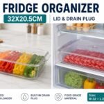 Food Organizer With Lid And Drain Plug
