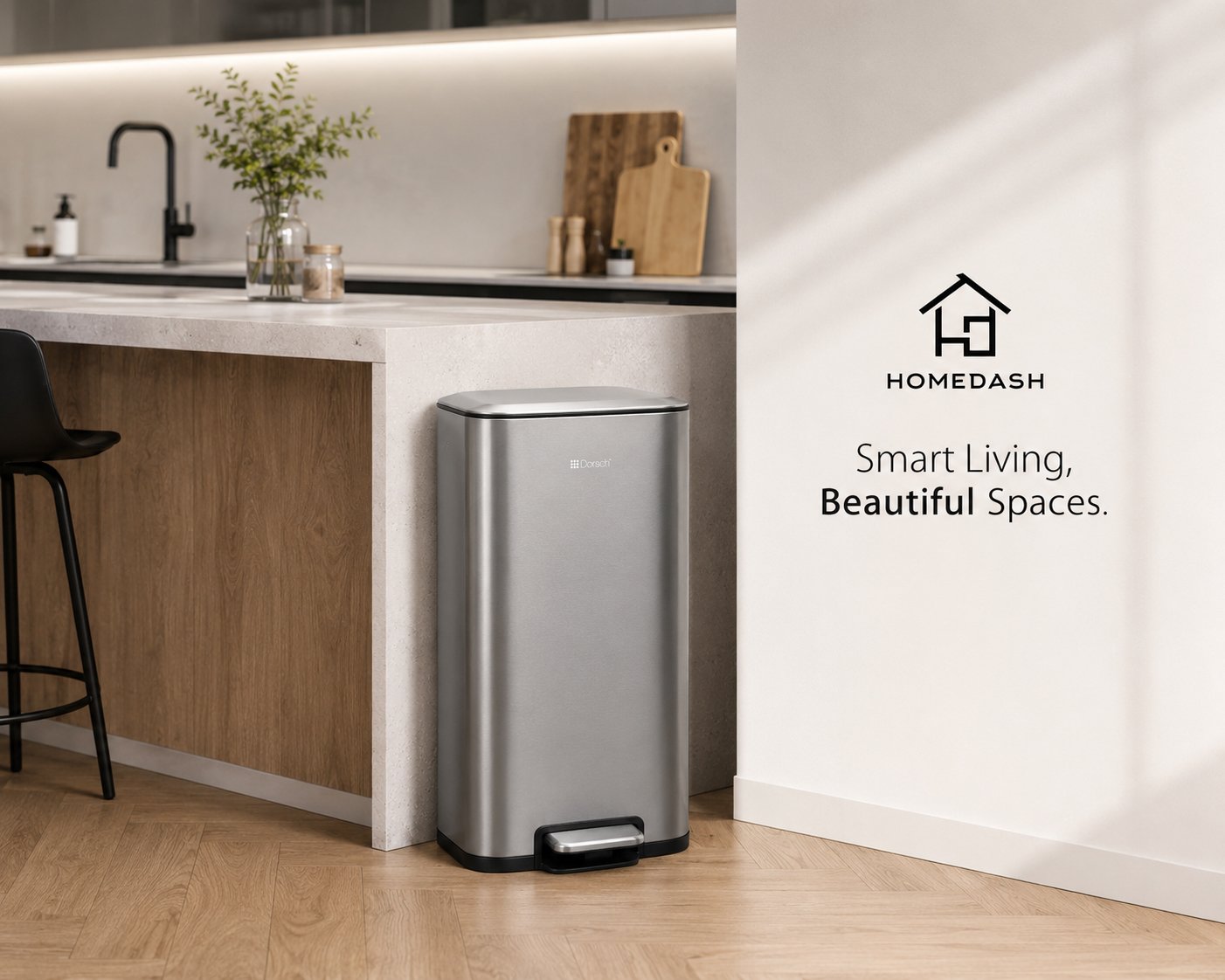 SOFT CLOSE 40L PEDAL DUSTBIN – Dorsch DH-04130 | Homedash Lebanon