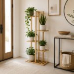 Multi-Tier Wood Plant Stand Rack