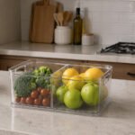 Organizer Bin With Removable Divider