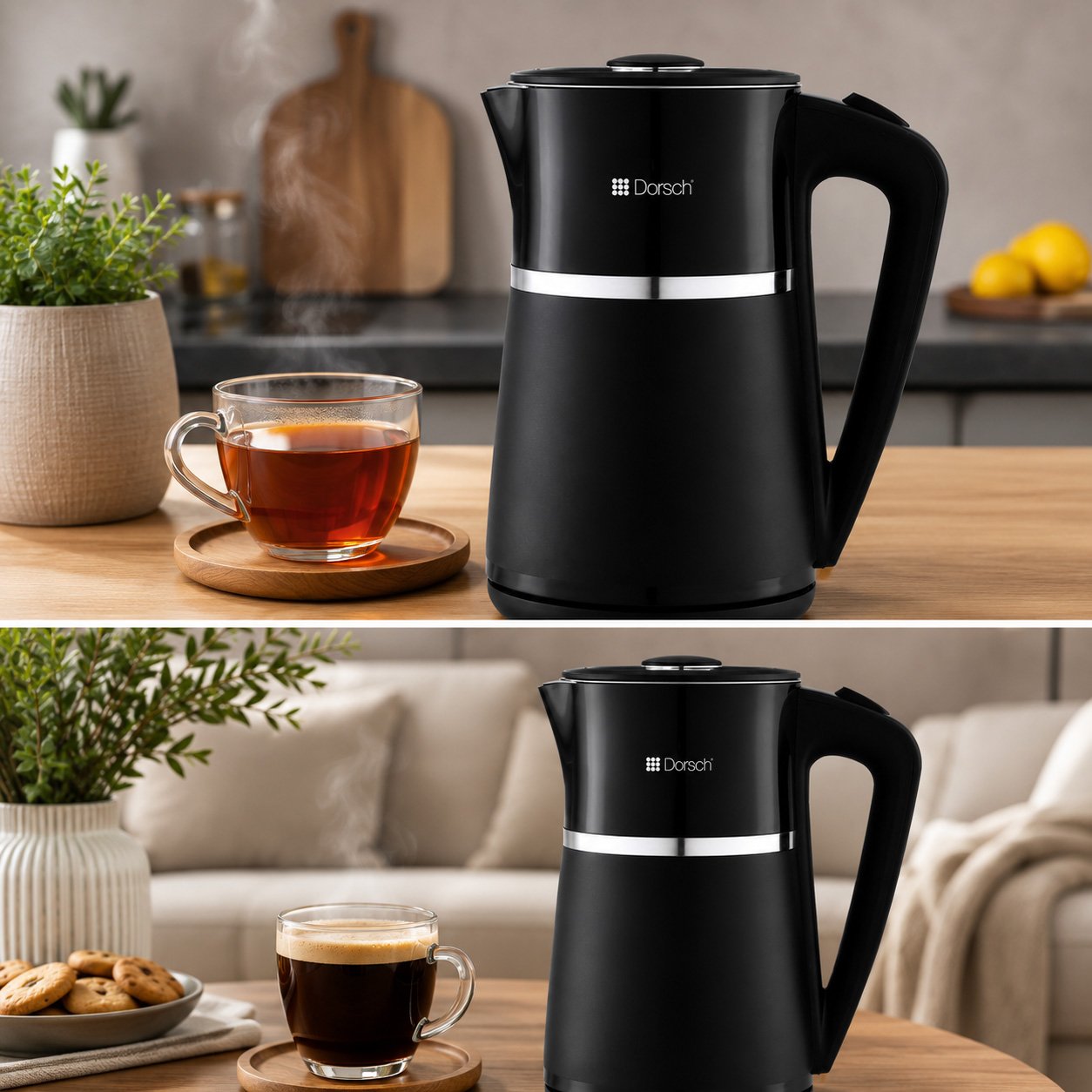 Dorsch Electric Kettle EK-65 Grey 1.7L