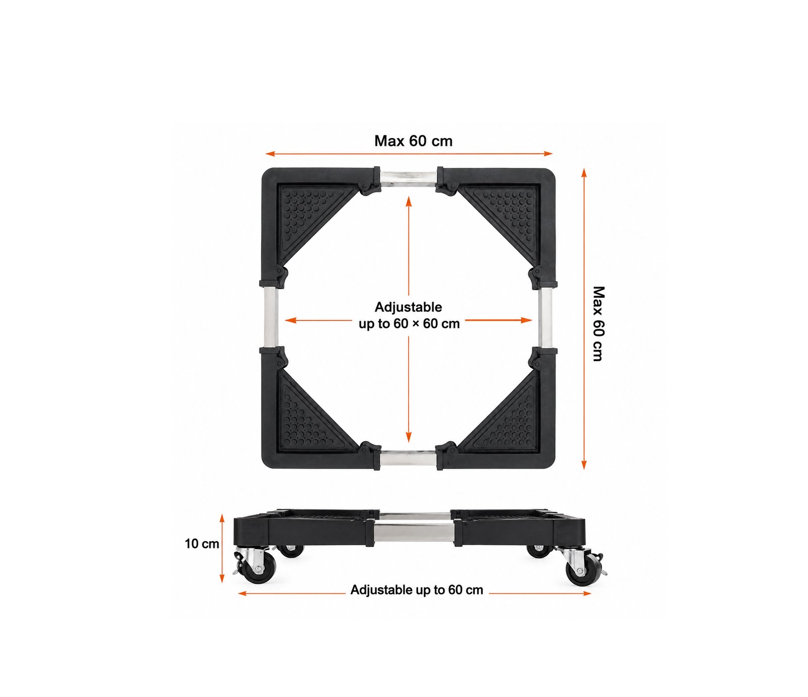 adjustable washing machine base, refrigerator stand with wheels Lebanon