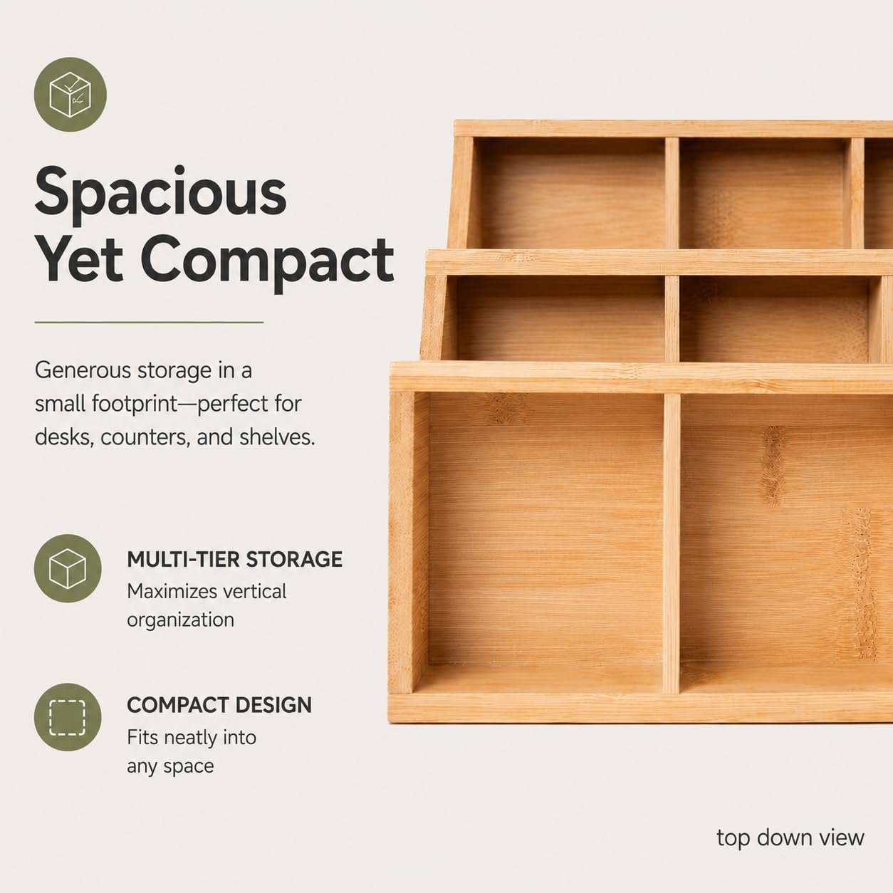 Tea Bag Organizer Wooden Tea Storage