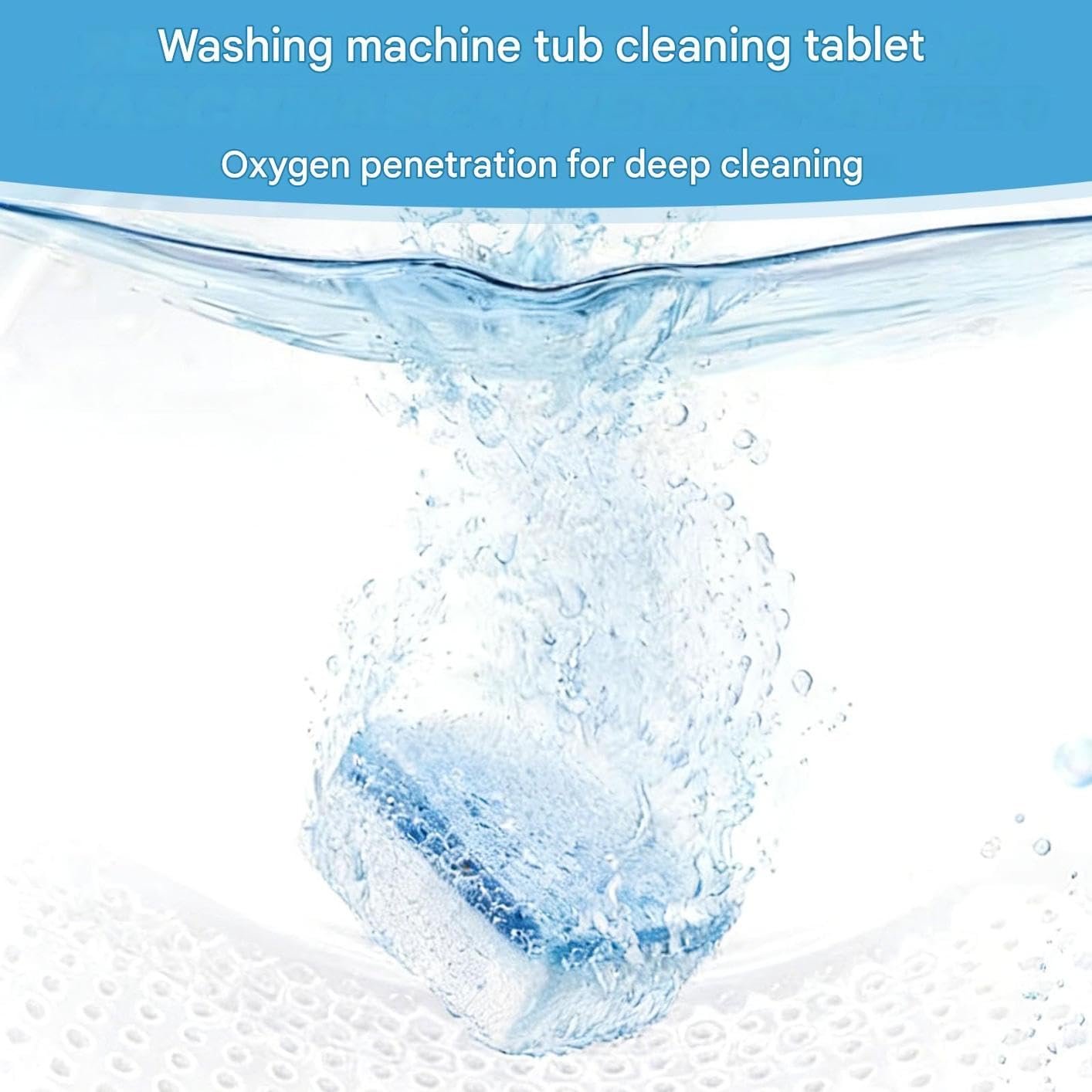 Washing Machine Cleaner Tablets 12 PCS Deep Cleaning Formula