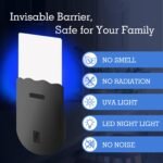 UV LED Plug-In Mosquito & Insect Trap with Sticky Glue Board