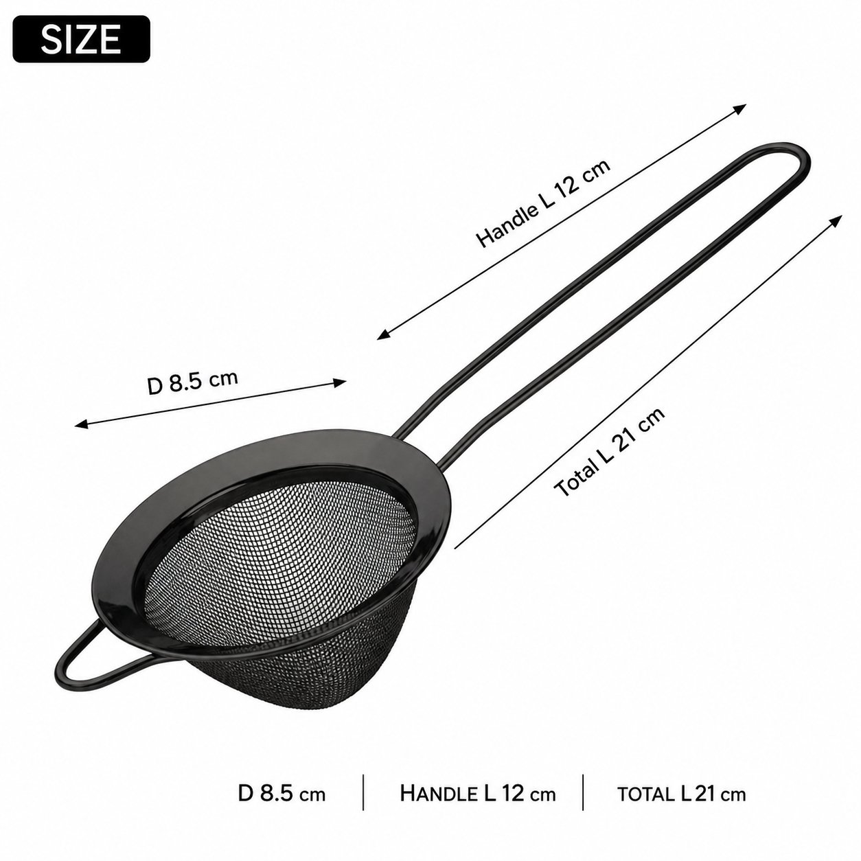 Stainless Steel Conical Strainer 8.5 cm