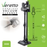 Veretto CVC-400 400W Cordless Stick Vacuum Cleaner with Stand
