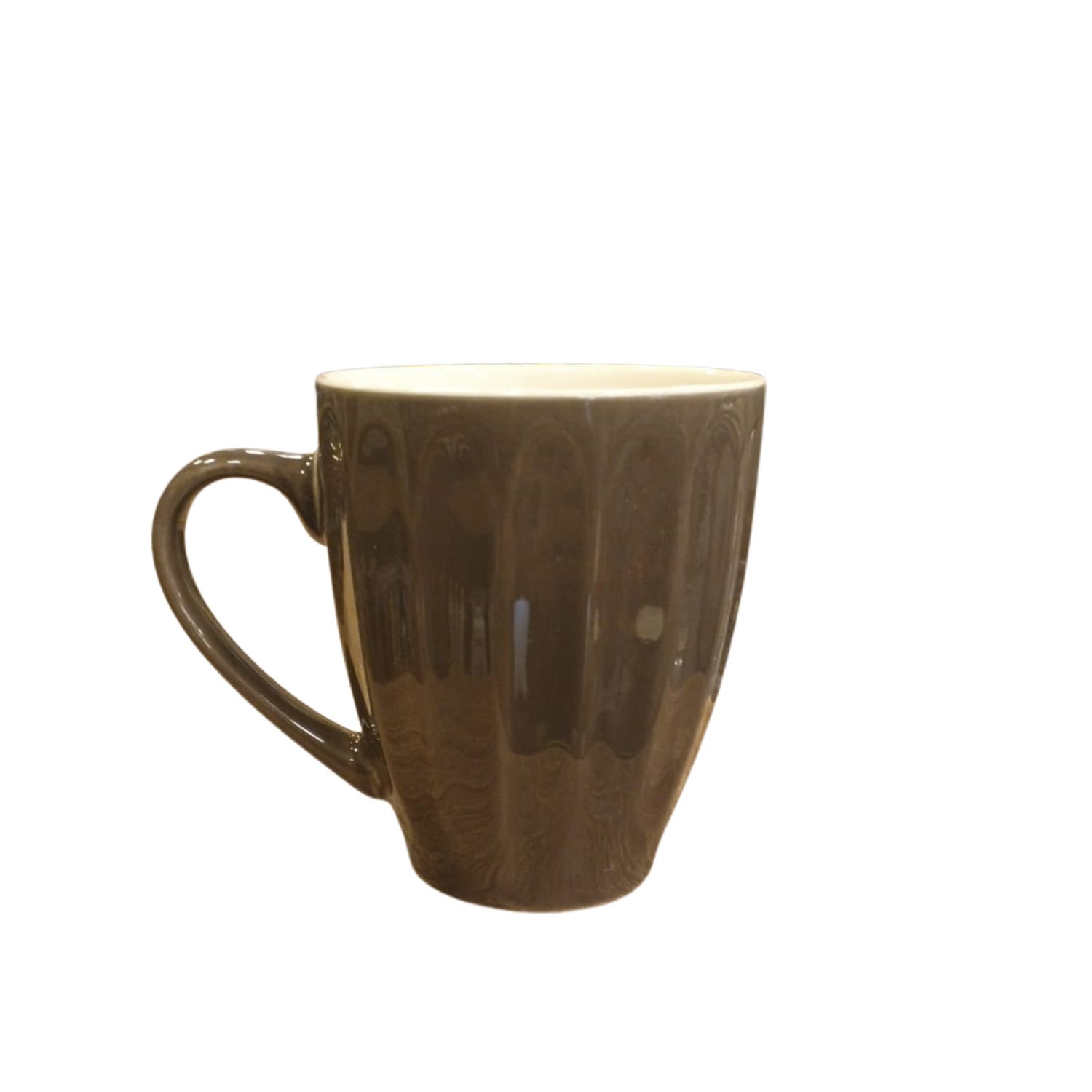 Ribbed Coffee & Tea Mug Glossy Finish