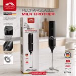 Rechargeable USB-C Milk Frother with Stand