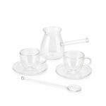 Borosilicate Glass Coffee Serving Set 6 PCS
