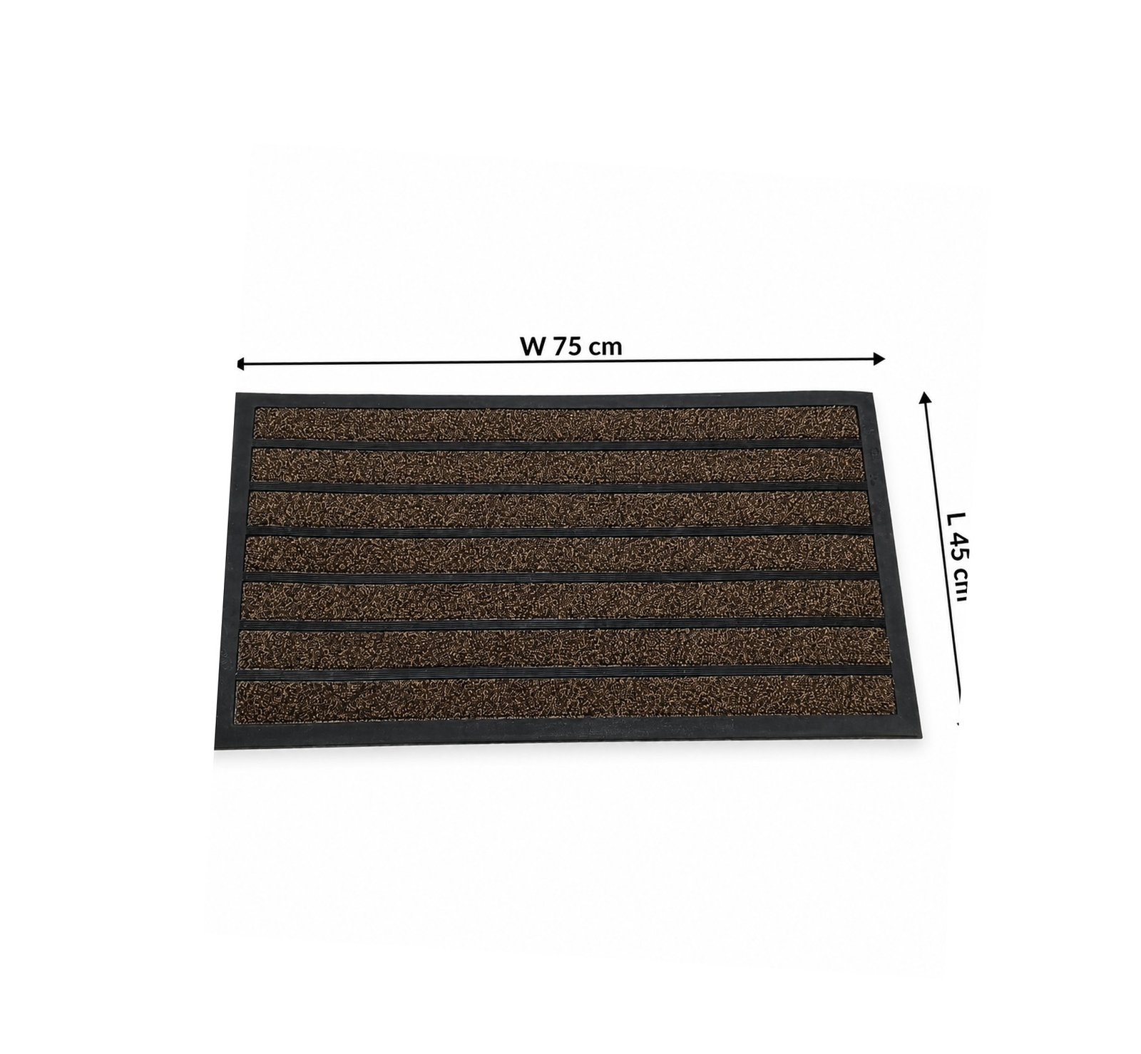 Door Mat with Rubber Backing 75x45cm