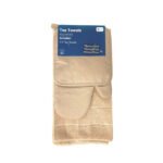 3 PCS Polyester Kitchen Towel Set with Oven Mitt and Pot Holder