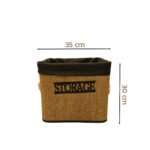 Storage Basket with Removable Fabric Liner 35cm