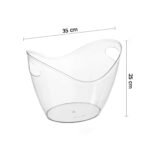 polycarbonate oval ice bucket with handles Lebanon