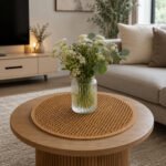 Round Woven Straw Table Placemat 38cm