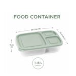 Hobby Life Smart 3-Section Food Storage Container Set 3 Pieces
